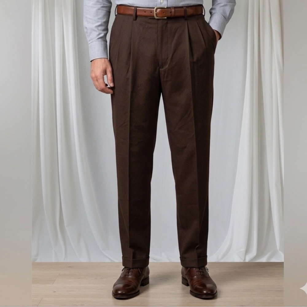 GEORGE 34X32 Earth Brown Dress Pants NWOT